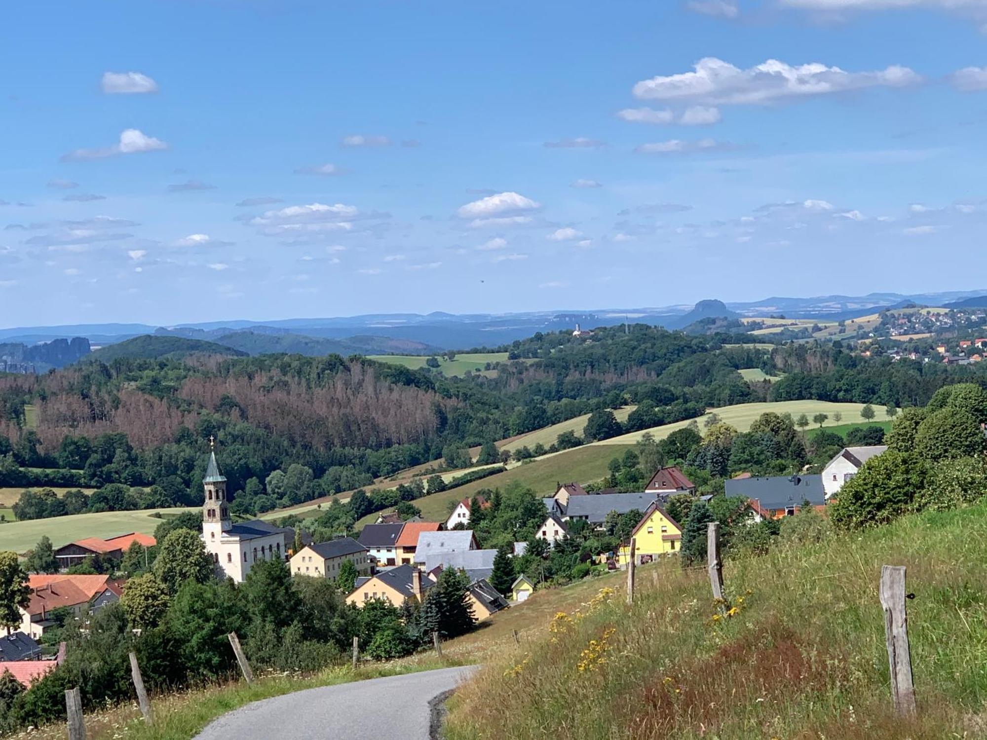 Gasthof Zur Hoffnung Hinterhermsdorf Extérieur photo