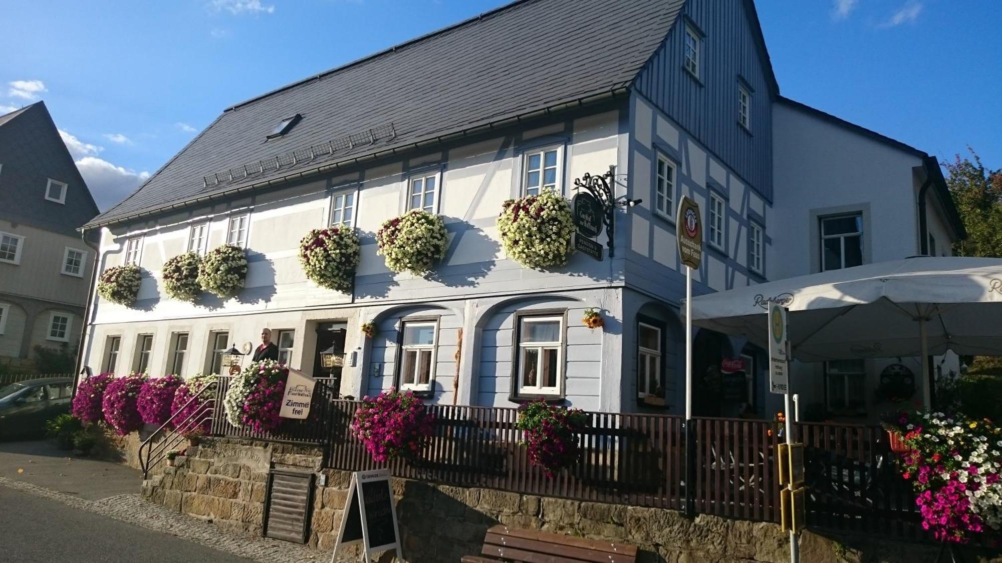 Gasthof Zur Hoffnung Hinterhermsdorf Extérieur photo