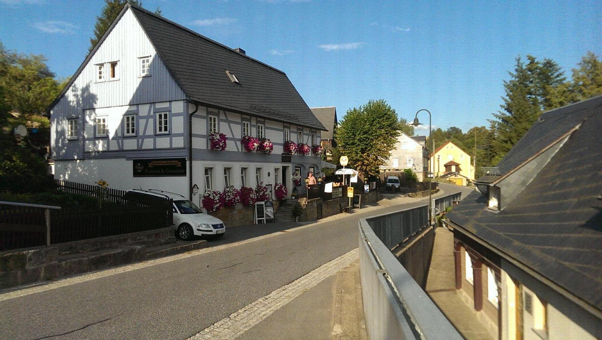 Gasthof Zur Hoffnung Hinterhermsdorf Extérieur photo